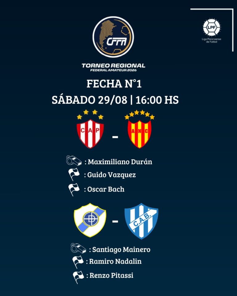 Regional Amateur: los equipos de la Liga Paranaense ya tienen todo listo para el debut.