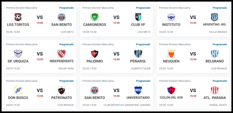 La Liga Paranaense incorpora para todas sus competencias
